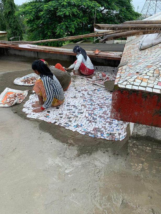 Brickbat Work - Slope Setting